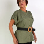 Blusa verde safari