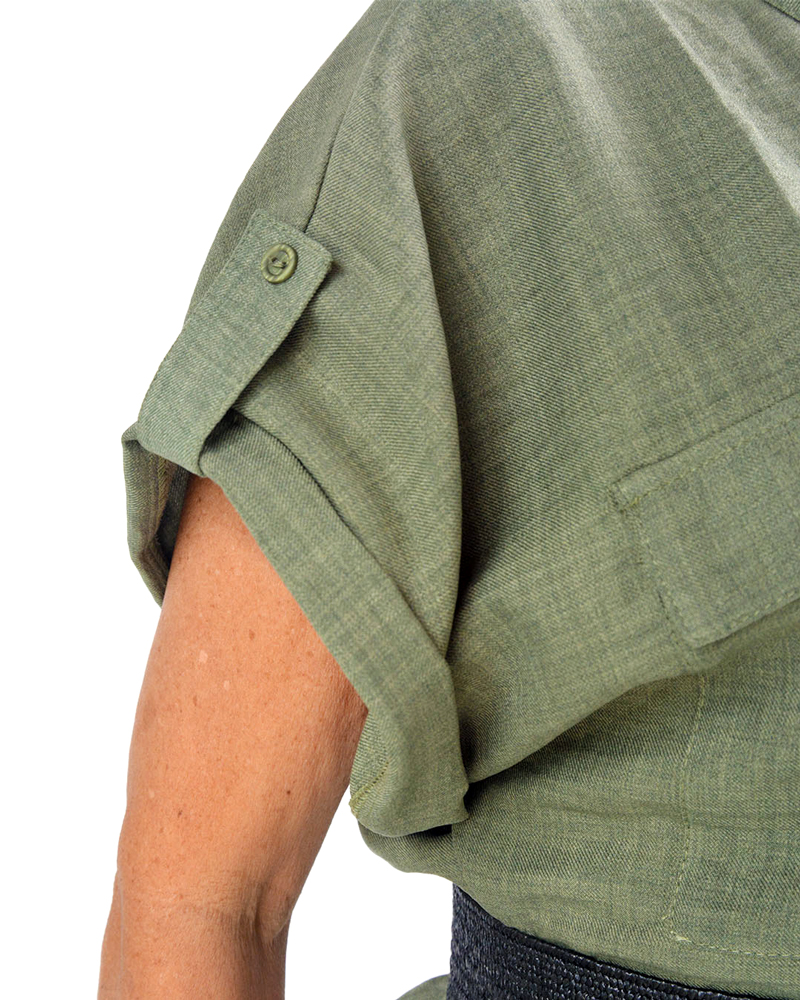 Blusa verde safari - Image 2